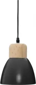 Pendant lamp ATMOSPHERA S7911052 — ceiling hanging light, black, uses E14 bulbs, dimensions 15 x 19 cm