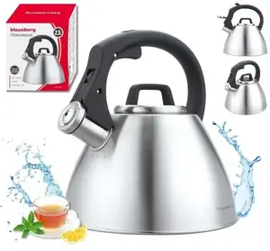 Stovetop Whistling Kettle Klausberg KB-7951, Stainless Steel, 2.5 L Capacity