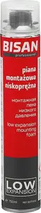 Low-Pressure Mounting Foam Bisan 750 ml for Gun — 750ml canister, gun-applied, low-expansion
