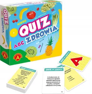 Educational Pocket Quiz Game Alexander Quiz ABC Zdrowia 28676 — portable learning card game