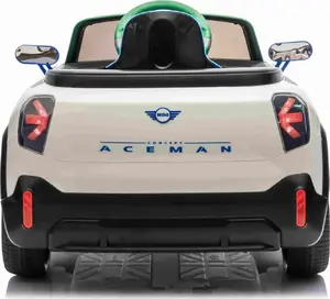 Mini elektriskais braucamrīks Mini Concept Aceman balts, 4x4 piedziņa, akumulatora bērnu automobilis