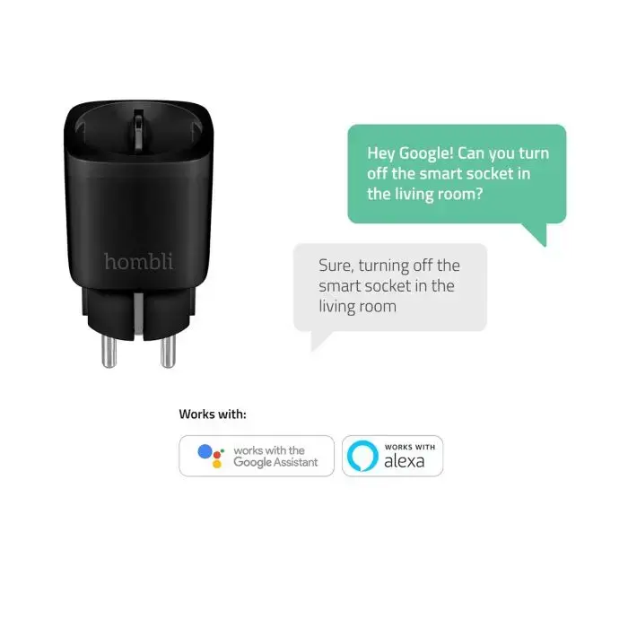 Hombli Smart Socket EU Black — Avanca International BV Photo 8