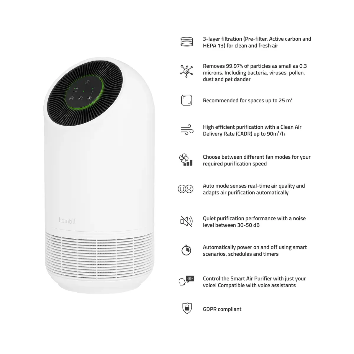 Hombli Smart Air Purifier — Avanca International BV Photo 7