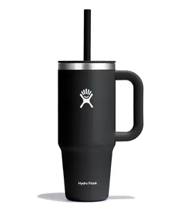 Термокружка Hydro Flask 24 oz (710 мл) All Around Travel Tumbler — черная, вакуумная двухслойная