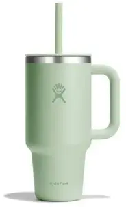 Ceļojuma krūze Hydro Flask Kubek 32oz All Around Travel Tumbler Aloe, 32 oz izolēta nerūsējošā tērauda