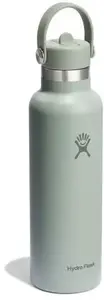 Izolēta ūdens pudele Hydro Flask HF-Butelka 21oz (Standard Mouth) ar FlexStraw vāciņu, Agave