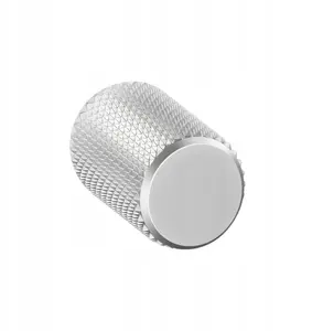 Furniture knob CERSANIT LARGA S599-0146 silver — single-piece cabinet handle accessory