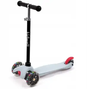 Kick scooter Kidwell Uno — balance scooter for kids, gray-black