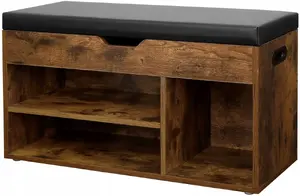 Apavu skapis SoBuy LHS30BX — kompakts brūns/melns stāvošs skapītis 2–3 pāriem