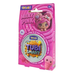 Modeling clay TUBAN Tubi Smart – Milky Pink, 50 g, for children