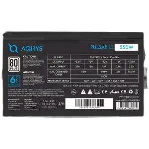 Aqirys AQRYS_PULSARLS550W блок питания 550 Вт Photo 3