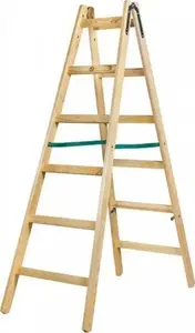 Koka kāpnes Braket Standard 2x6 pakāpieni 182 cm — Braket