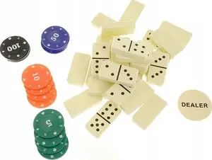 TEKA Domino set in bucket with 45 tokens, model 612688