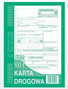 Road Card Booklet Michalczyk & Prokop SM/101 A5 80 sheets numbered - drk2190158