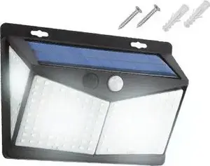 Wall Light LTC solar 208 LED SMD 600 lm PIR IP65 1800 mAh