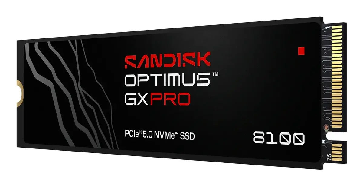 SanDisk Optimus GX PRO 8100 M.2 PCIe 5.0 1 ТБ SSD Photo 2