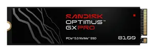 SSD M.2 PCIe 5.0 SANDISK Optimus GX PRO 8100 2 TB — Read 14,900 MB/s, Write 14,000 MB/s, TLC 3D NAND