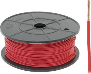 Wire BLOW 73-206# red 0.50 mm² — electrical conductor, single-core