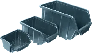 Storage Container Topex 36 x 22.5 x 16.5 cm model 79R184, plastic stackable box