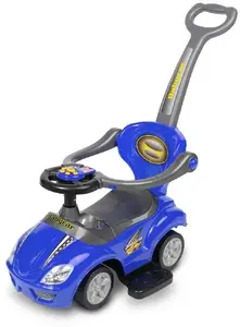 Ride-on Toyz Race Car 2-in-1 Blue — children's push car and scooter