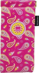 Eyeglass Case Make Notes Paisley Two — soft-lined protective etui, compact size