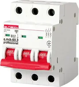 Automātiskais slēdzis E.NEXT e.mcb.pro.60 3P C32A 6kA (EX-P042034)