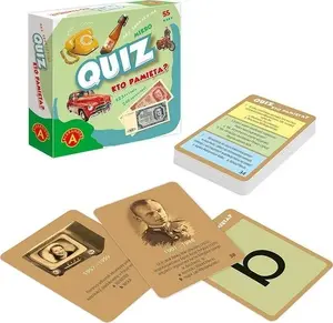 Board game Silver Quiz Kto pamięta? — party quiz game, Polish edition