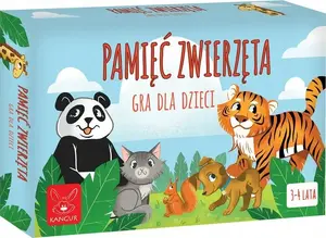 Детская обучающая карточная игра Kangur Pamięć. Zwierzęta — Kangur, для 3–4 лет