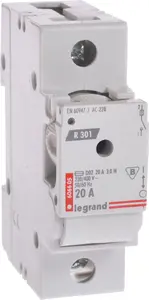 Разъединитель предохранителя Legrand R 301 20A 1P (606605) однополюсный 20 A