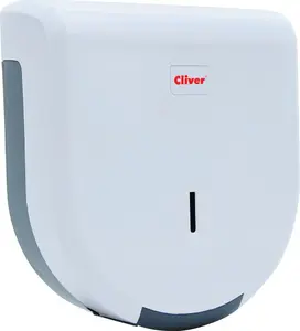 Toilet Paper Dispenser Cliver model 0956, white-gray