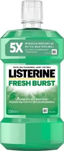 Mutes skalošanas līdzeklis Johnson Listerine Fresh Burst 500 ml — antiseptisks mutes skalojums, ar alkoholu