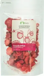Liofilizētas zemenes Tivo 20 g - Tivo TRUSKAWKA LIOFILIZOWANA 20G