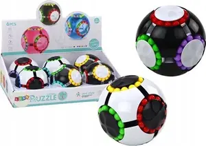 Логическая шар-головоломка LEANToys Magiczna Kula Łamigłówka Kulka — цветной настольный пазл (MPN 17780)