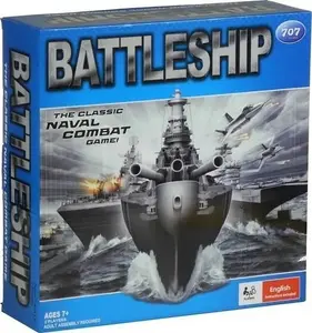 Board Game LEANToys Strategic Sea Battle — Battleship Game with 2 Carry Cases