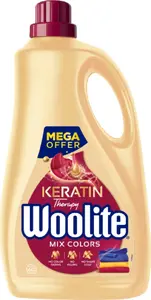 Liquid mazgāšanas līdzeklis Woolite Mix Colors ar keratīnu 3,6 l