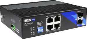 Network switch BCS BCS-B-ISP04G-2SFP PoE 4-port DIN rail mounting