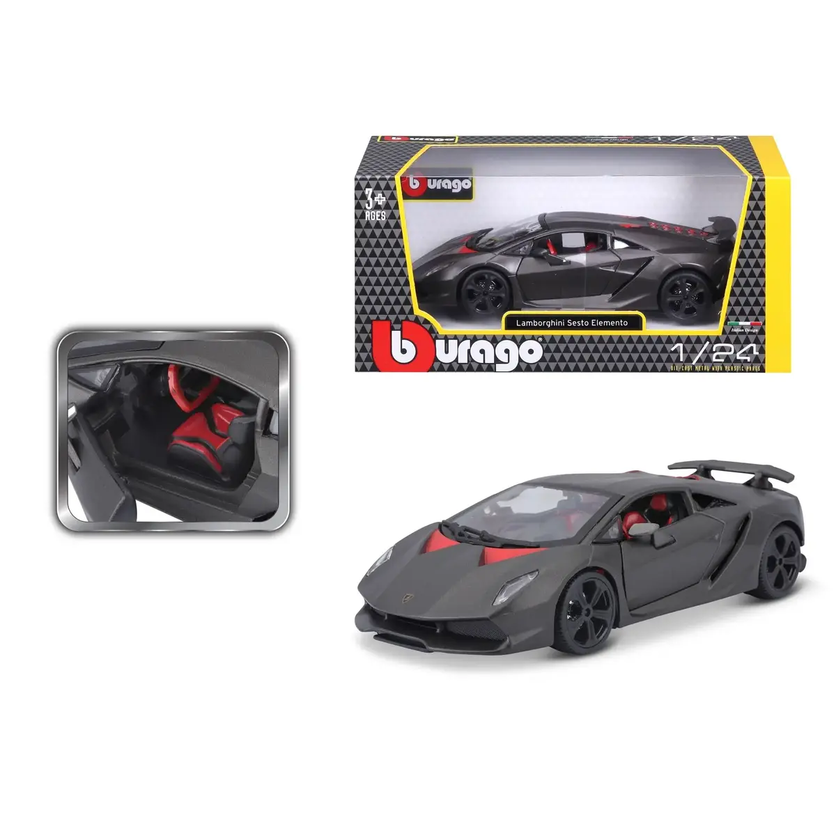 Bburago Lamborghini Sesto Elemento модель 1:24 Photo 3