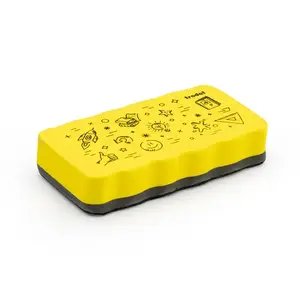 Board eraser Trodat 62515 — yellow, 18×55×105 mm, single-piece