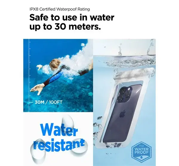 Ūdensizturīgs telefona maciņš Spigen Aqua Shield A601 Photo 2