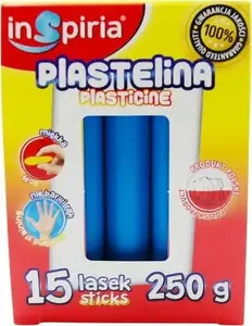 Modeling clay blocks SCHEMAT — blue, 15 sticks, total 250 g