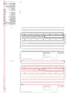 Payment Order Form A4 Michalczyk & Prokop F-110-2 — printed two-part set for bank transfer