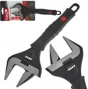 Adjustable wrench Tvardy 10" (250 mm) wide jaw 50 mm CrV