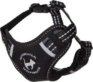 Cat Harness All For Dogs ALL FOR CATS Sportowe S, black, size S