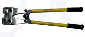 Crimping tool for cable end ferrules GEKO G00920, crimp range 6–50 mm²