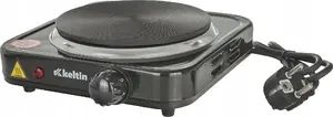 Single-burner electric hotplate Keltin 1000W — compact portable cooktop