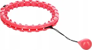 Weighted Hula Hoop FH01 Red with Removable Weights — No name