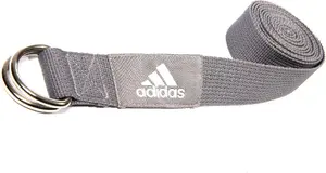 Yoga strap ADIDAS ADYG-20200GR, grey, 2.5 m length