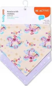 Priekšauts šalle baby ono 879/15 — zirgu raksts, regulējams bandana