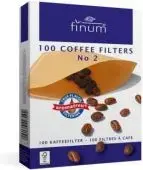 Paper Coffee Filters Finum No2 – Finum replacement filters (packaging not specified)