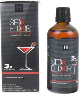 Šķidrais afrodiziaks SHS Sex Elixir Premium 100 ml no SHS (spaniņu mušas formula)